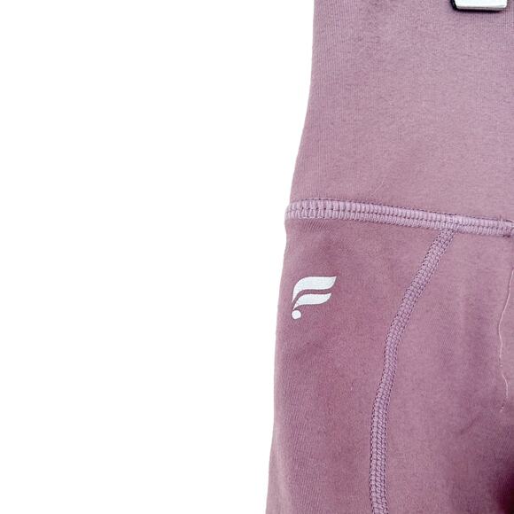 Fabletics Light Brown Cropped Leggings Sz M - Picture 3 of 5